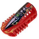 LEGO Technic Blok Konektor s Curve s 'Lava', Zelená Oči, Flames (32310)