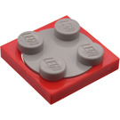 LEGO Turntable 2 x 2 with Medium Stone Gray Top (74340)