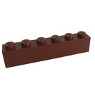 LEGO Reddish Brown Kostka 1 x 6 (3009)