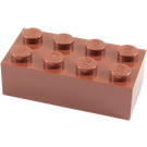 LEGO Reddish Brown Kostka 2 x 4 (3001 / 72841)