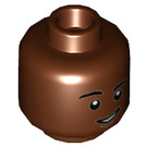 LEGO Darius Minifigure Hlava (Zapuštěný masivní čep) (3626 / 80578)