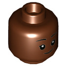 LEGO Minifigure Hlava s Dekorace (Zapuštěný masivní čep) (3626 / 93681)