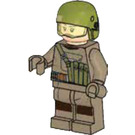 LEGO Resistance Trooper s Olive Zelená Helma (ženský) Minifigurka