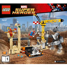 LEGO Rhino a Sandman Super Villain Team-Nahoru 76037 Instructions