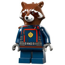 LEGO Raketa Raccoon s Reddish Hnědá Srst a Dark Modrá Oblek Minifigurka