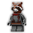 LEGO Raketa Raccoon s Reddish Hnědá Srst a Šedá Oblek Minifigurka