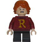 LEGO Ron Weasley s 'R' na Dark Red Pullover, Krátký Nohy Minifigurka