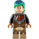 LEGO Sabine Wren s Zelená a Modrá Vlasy Minifigurka