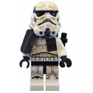 LEGO Sandtrooper (Černá Pauldron, Survival Batoh) Minifigurka