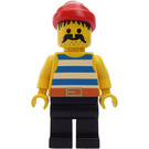 LEGO Lebka Island Pirát s Velký Moustache Minifigurka