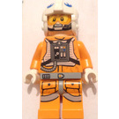 LEGO Snowspeeder Pilot s Bílá Helma a Sluchátka Minifigurka