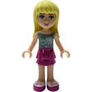 LEGO Stephanie s Zelená Floral Horní Minifigurka