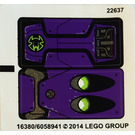 LEGO Samolepka Sheet for Set 70128 (16380)