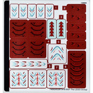 LEGO Sticker Sheet for Set 76177 (74502)