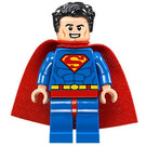 LEGO Superman s Červené oči na Reverse a Stretchy Plášť s Rozcuchané vlasy Minifigurka