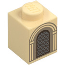 LEGO Kostka 1 x 1 s Arched Okno (3005 / 104894)