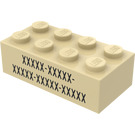 LEGO Kostka 2 x 4 s Minecraft Code (3001 / 47149)