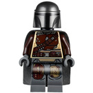 LEGO The Mandalorian s Plášť a Prostý Hlava s Hnědá Brnění Minifigurka