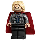 LEGO Thor s Black Oblek a Rozcuchaný Vlasy Minifigurka