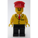 LEGO Vlak Worker s Yellow Suit Jacket Minifigurka