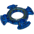 LEGO Ninjago Spinner Crown with Swirl Ends and Yellow Scales (10462)