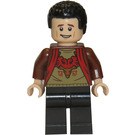 LEGO Viktor Krum s Reddish Hnědá Bunda Minifigurka