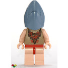 LEGO Viktor Krum s Sand Modrá Žralok Hlava Minifigurka