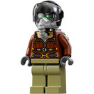 LEGO Vulture s Reddish Hnědá Bomber Bunda Minifigurka