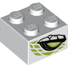 LEGO Kostka 2 x 2 s Green Eye (3003 / 67985)