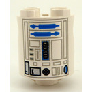 LEGO Válec 2 x 2 x 2 Robot Tělo s R2-D2 (Neurčeno) (83716)