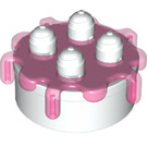 LEGO Duplo Layer Cake s Průhledný Dark Pink Icing (35682 / 76317)