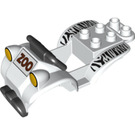 LEGO Duplo Quad/Bike Tělo s 'ZOO' a Zebra Pruhy (54005 / 55886)