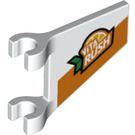 LEGO Vlajka 2 x 2 Angled s Vita Rush logo bez Flared Edge (44676)