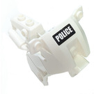 LEGO Motocykl Fairing s Policie Samolepka (52035)