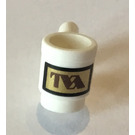 LEGO Džbánek s Reddish Brown a Gold TVA logo (3899)