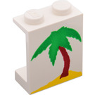 LEGO Panel 1 x 2 x 2 s Palm Strom & Sand bez bočních podpěr, plné čepy (4864)