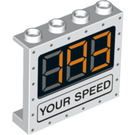 LEGO Panel 1 x 4 x 3 with '193 YOUR SPEED' with Side Supports, Hollow Studs (33641)