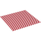 LEGO Picnic Blanket Square 10 x 10 with Red Checks (16280 / 700086)