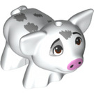 LEGO Pig with Gray and Small Brown Eyes (66503)