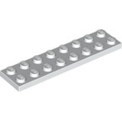 LEGO White Deska 2 x 8 (3034)