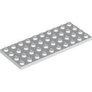 LEGO White Deska 4 x 10 (3030)