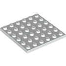 LEGO White Deska 6 x 6 (3958)
