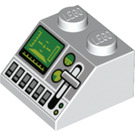 LEGO Sklon 2 x 2 (45°) s Green Control Screen (3039 / 73775)