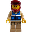 LEGO Wildlife Rescue Loď Řidič s Helma Minifigurka