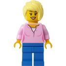 LEGO Woman in Bright Pink Shirt Minifigure