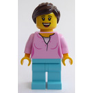 LEGO Woman v Pink Shirt Minifigurka