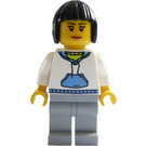 LEGO Žena v White Sweater Minifigurka