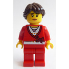LEGO Woman s Red Sweater Minifigurka