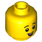 LEGO Boy Hlava s Freckles (Zapuštěný masivní čep) (3626 / 73644)