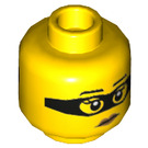 LEGO Criminal Minifigure Hlava (Zapuštěný masivní čep) (3626 / 84784)